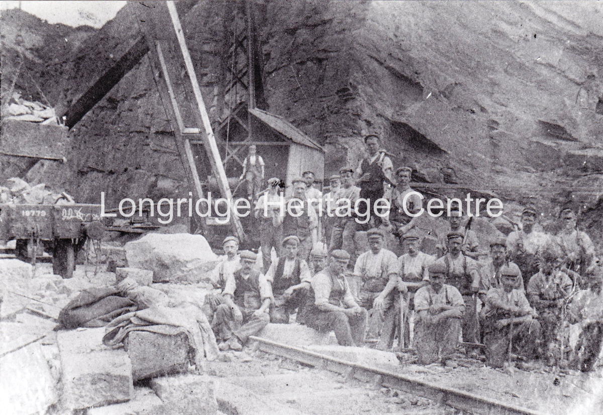 360A - Quarries - Crofts railway quarry - 1910